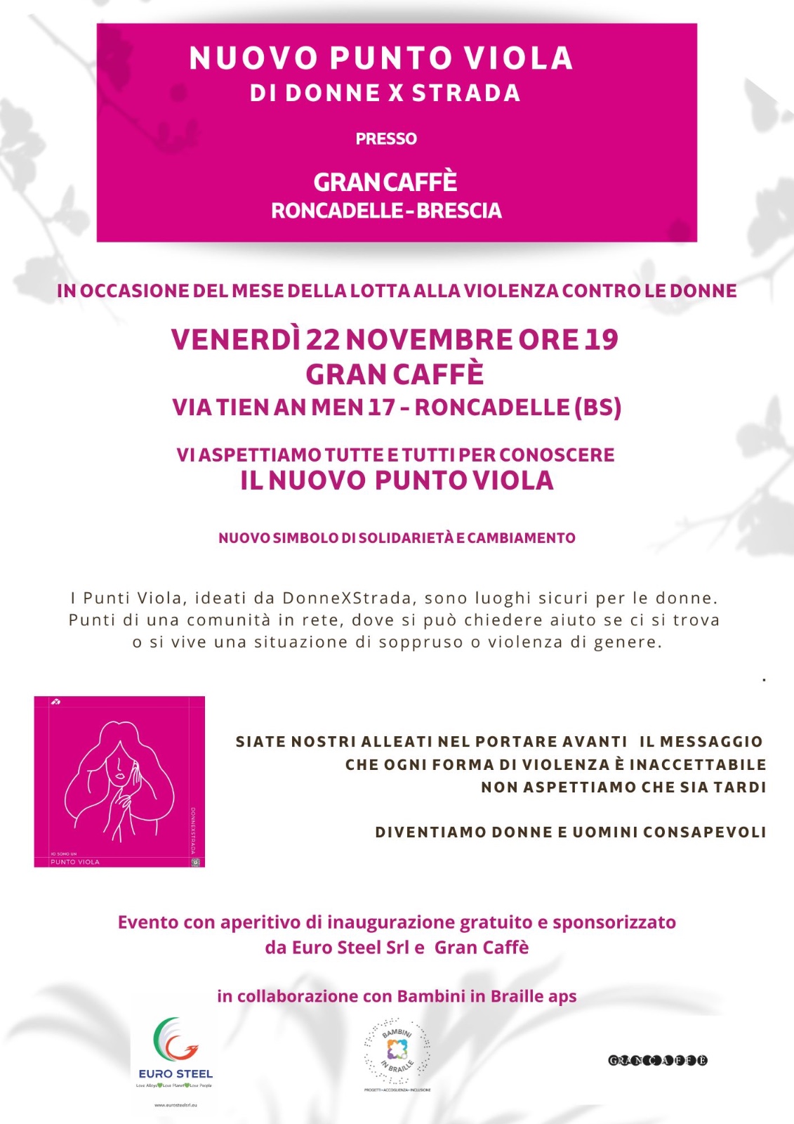 image 22.11.2024 INAUGURAZIONE “PUNTO VIOLA” DI RONCADELLE