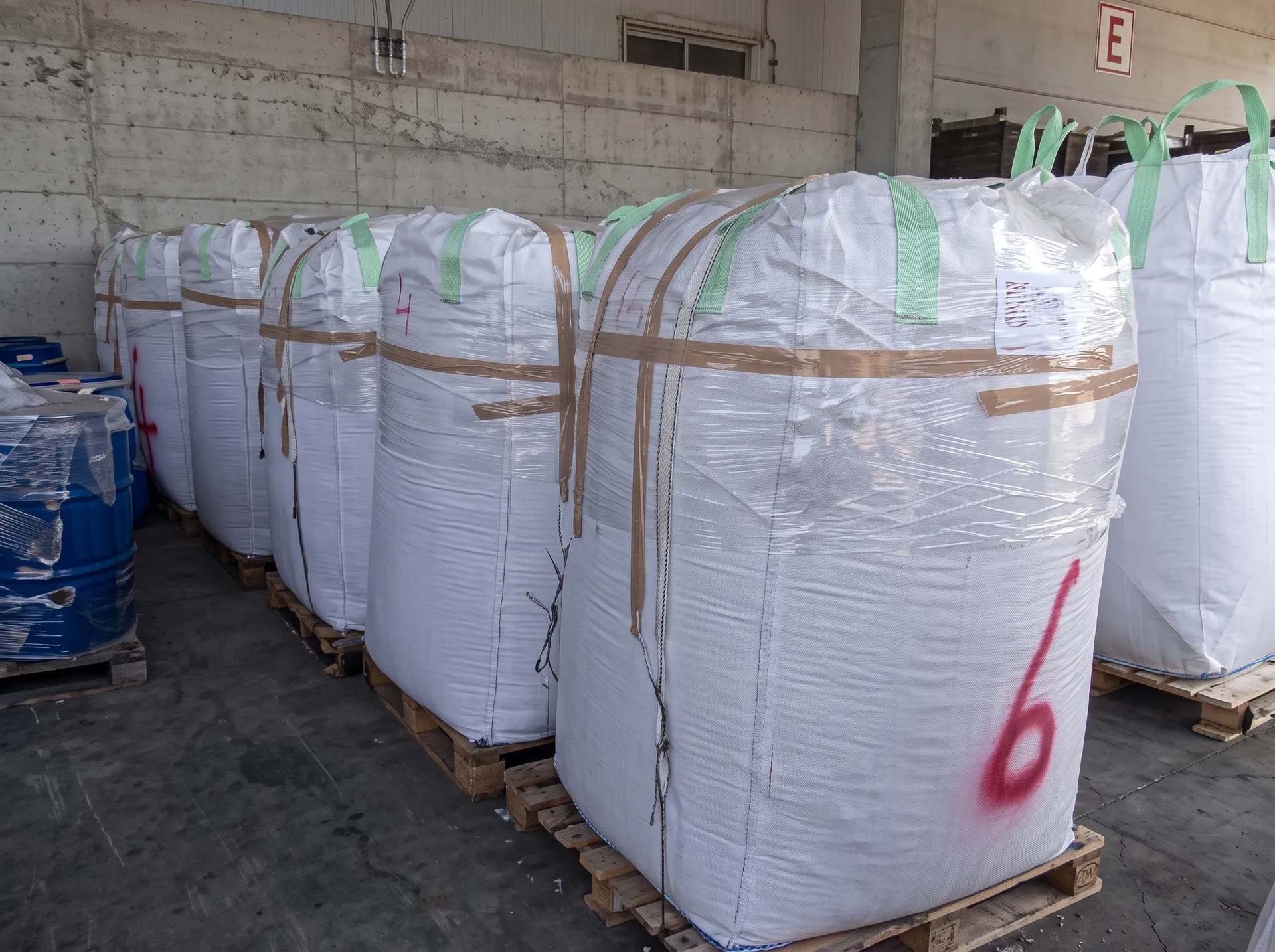 Big bags su pallet